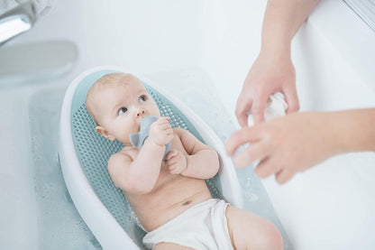 Angelcare Soporte para baño de bebé (Aqua) | Ideal para bebés menores de 6 meses