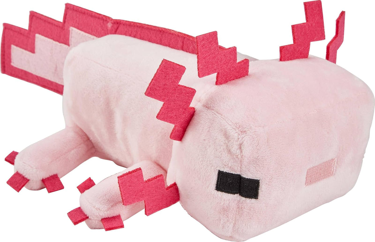 Mattel Muñecos de Peluche Minecraft 8 Pulgadas - 20 cm - Axolotl
