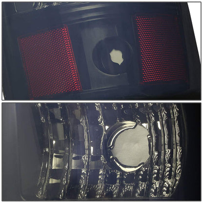 DNA Motoring TL-CSIL03-LED-3D-BK-SM Luz Trasera LED 3D para Silverado 2003-2006 y Sierra 2007, Negro/Ahumado