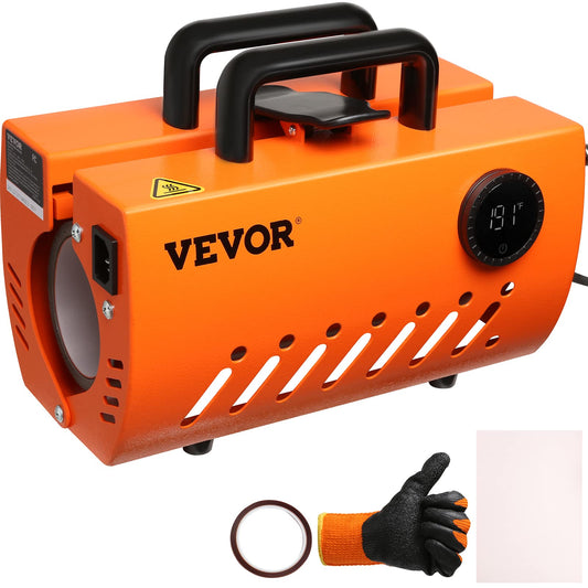 VEVOR - Prensa de calor para tazas, máquina de prensa de calor de vaso de 30 onzas, transferencia de sublimación de 11-15 onzas, 16-25 onzas, vasos rectos y delgados, prensa de calor de taza con