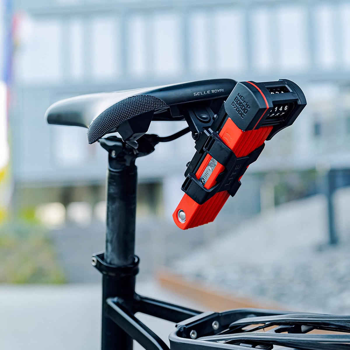 ABUS UGRIP Bordo 5700 - Candado combinado rojo longitud 8
