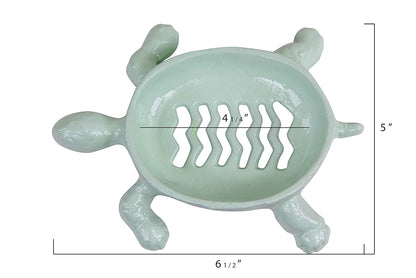 Creative Co-Op Jabonera de Hierro Fundido para Tortuga