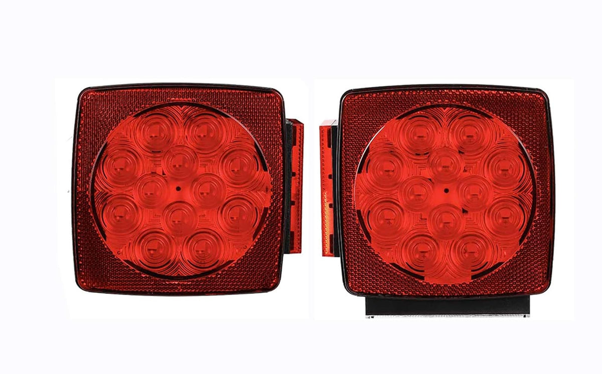 Maxxhaul Luces LED Sumergibles de 12 V para Remolques Menos de 80 Pulgadas - Luces LED sumergibles para remolque izquierda y derecha de 12 V