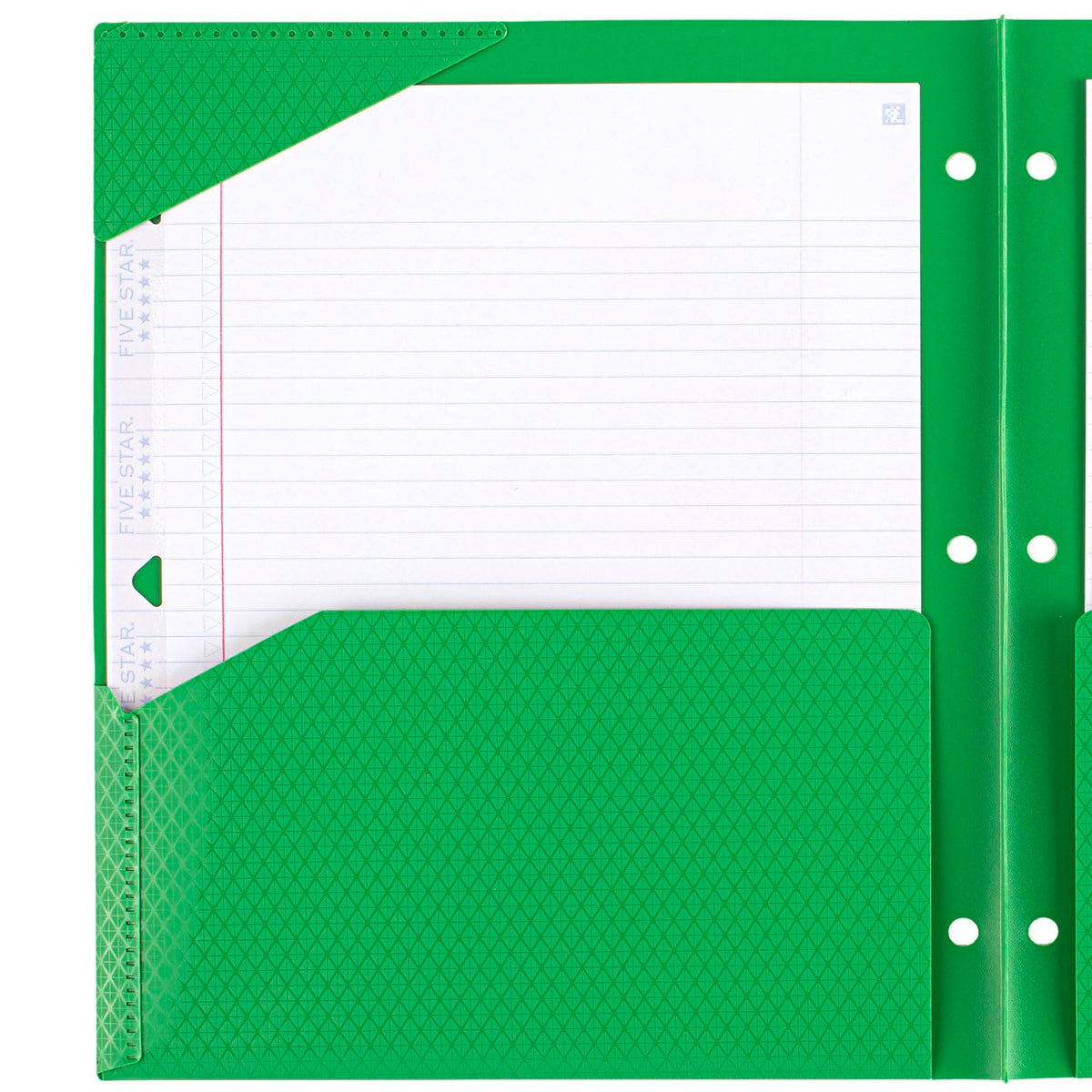 Five Star DuraShield - Carpetas de plástico antimicrobianas de 2 bolsillos, paquete de 4, capacidad para 11 x 8-1/2 pulgadas, el color puede variar (330010)