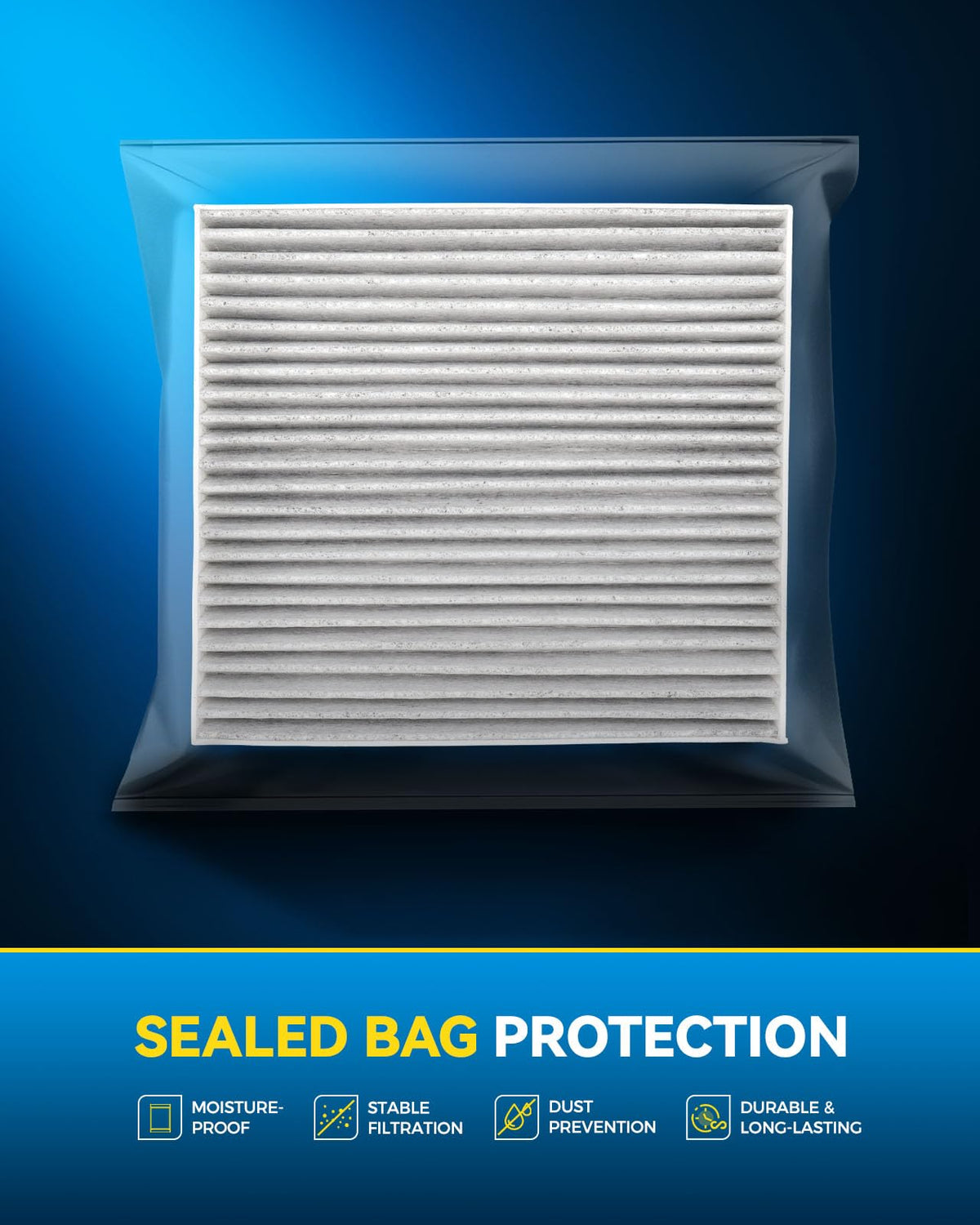 PHILTOP Filtro de aire de cabina, repuesto para CF11966, Impala, Malibu, Cruze, Colorado, Camaro, Traverse, Equinoccio, Acadia, Cañón, Terreno, Enclave, Envision, Filtro de cabina con carbón activado, paquete de 1