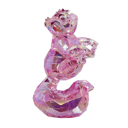 Enesco FACETS Figura de Gato de Disney Alicia en el país de Las Maravillas The Cheshire, 3.78 Pulgadas, Rosa