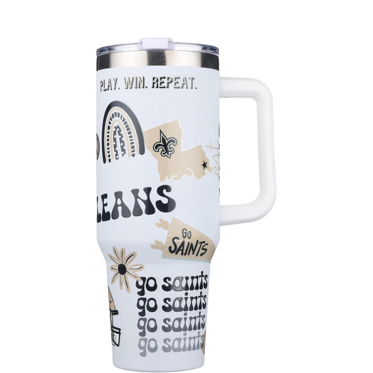 The Memory Company - Vaso de 40 onzas de Team Spirit Game Day
