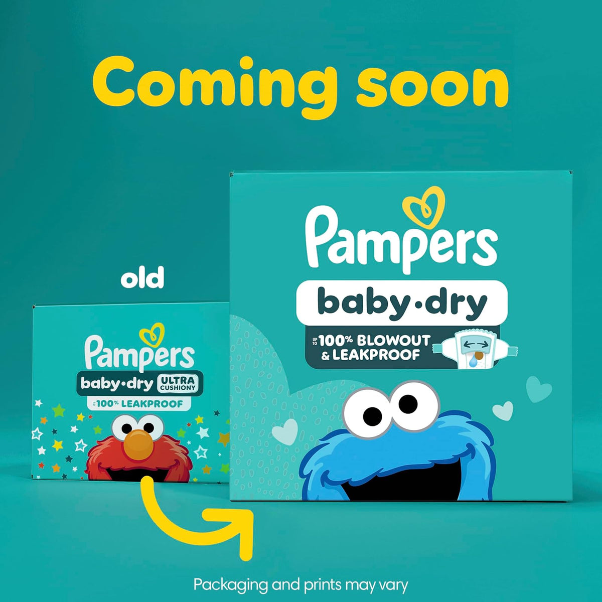 PAMPERS Baby Dry Pañales Desechables Unisex Etapa 3, 168 Uds, Bebé 7-13 Kg
