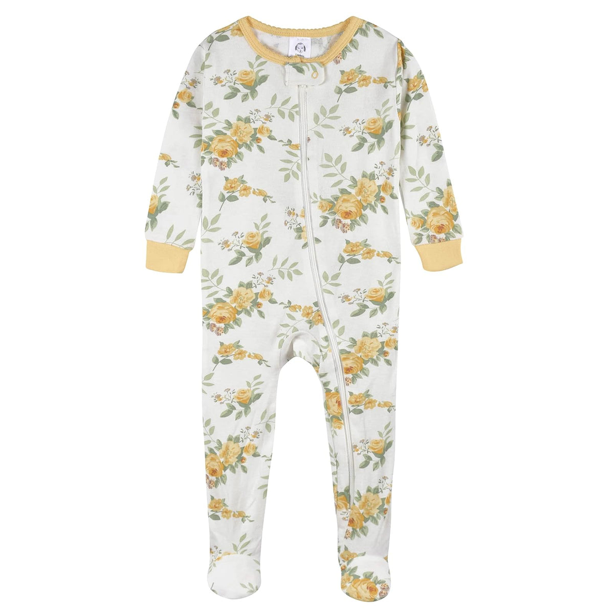 Gerber Paquete de 2 Pijamas con pies Mamelucos para bebés y niños pequeños para bebés niñas