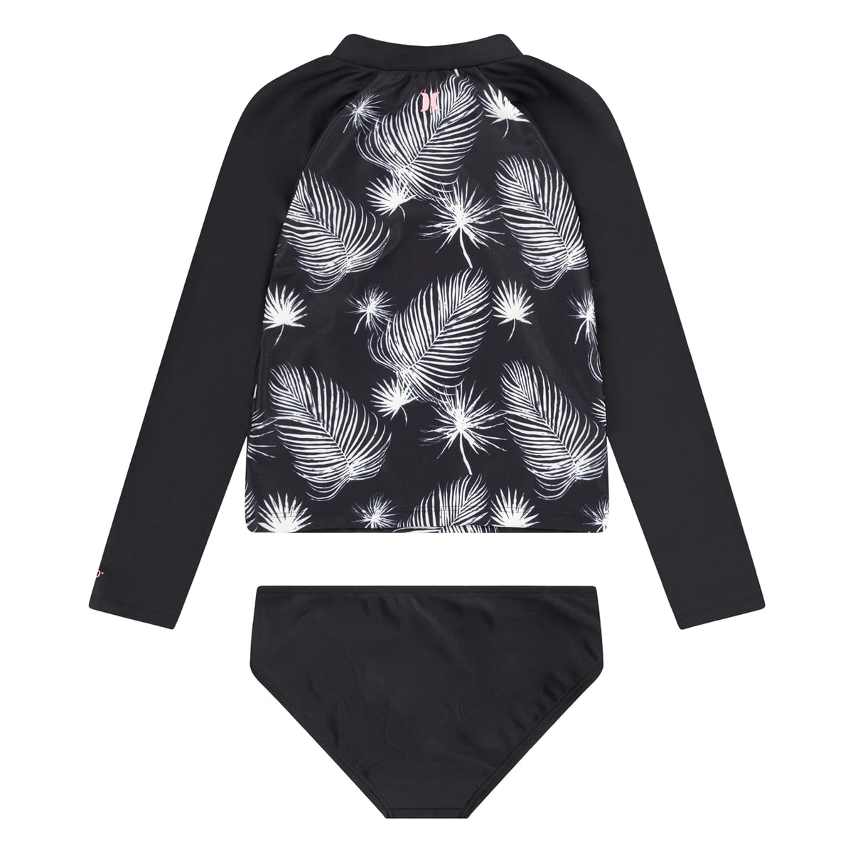 Hurley Traje de baño de 2 Piezas de Manga Larga Juego de protección de sarpullidoMujer