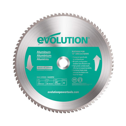 Evolution Power Tools Hoja de Sierra para Corte de Metal - 12\\ - Aluminium