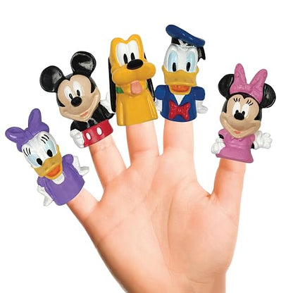 Disney Mickey Mouse & Friends - Marionetas de Dedo para Fiestas, educativas, Juguetes de baño