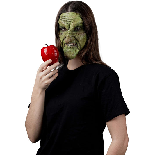 Ghoulish Productions Aplicaciones De Látex Green Witch 3 Piezas, Efectos para Cosplay Bruja Verde FX para Disfraz, Protesis de 3 Piezas ideal para Disfraz Halloween y Fiestas Temáticas
