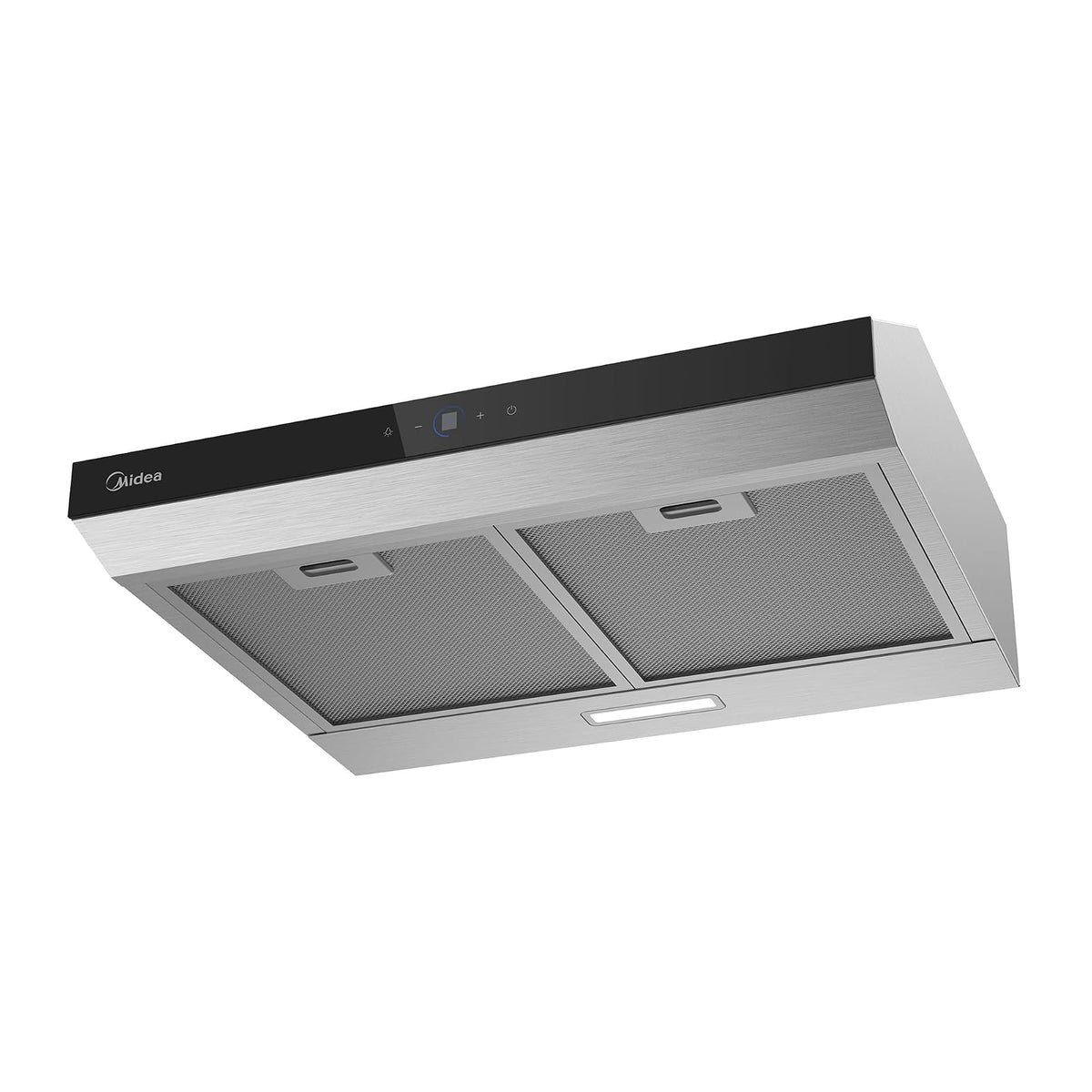 Midea Campana Empotrable Panel Digital 24", Panel Vidrio Negro