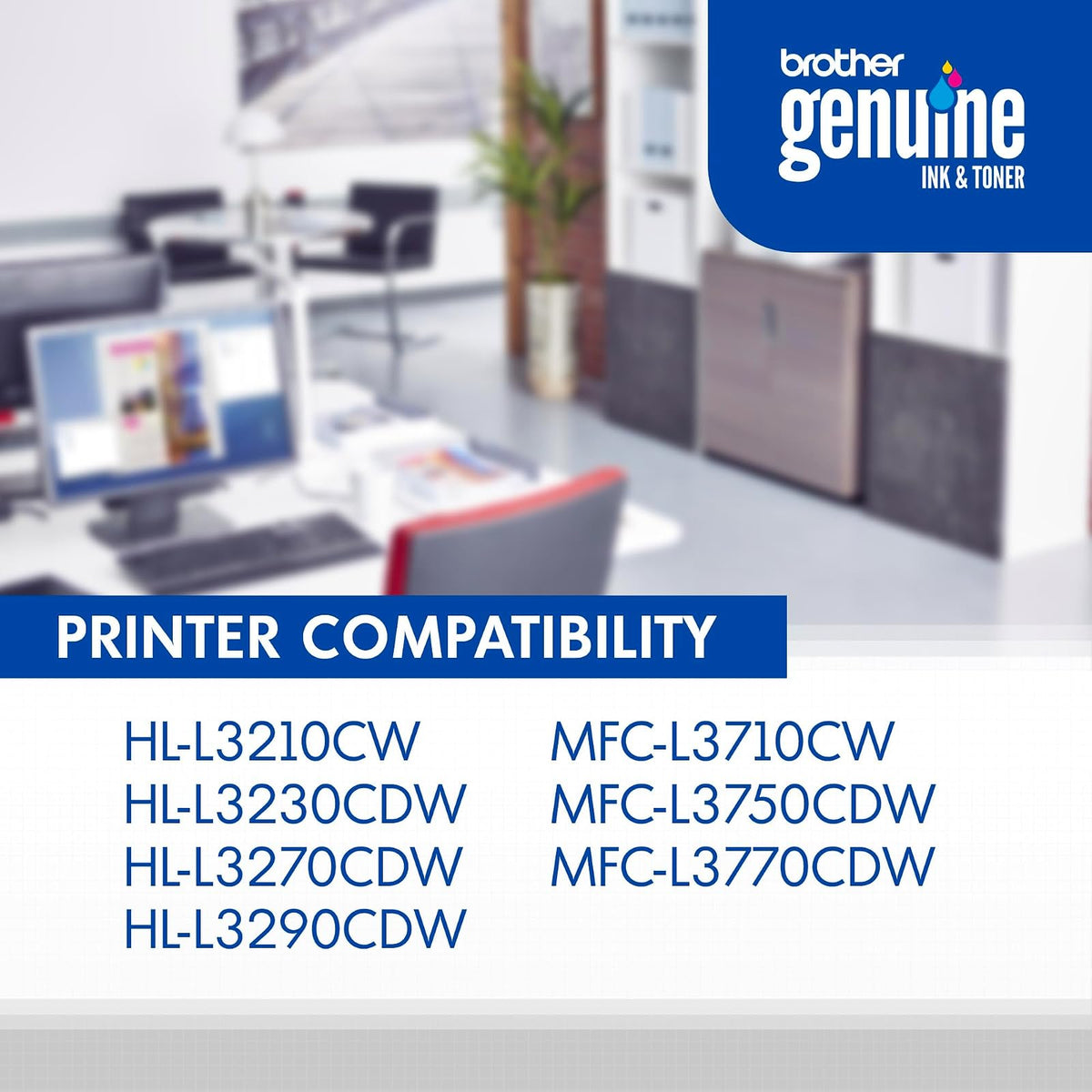 Brother TN227 - Cartucho de tóner Negro de Alto Rendimiento, Paquete Doble para impresión láser Profesional, 2 Unidades de Rendimiento de 6.000 páginas en Total, Compatible con impresoras HL-L3210CW