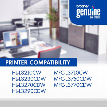 Brother TN227 - Cartucho de tóner Negro de Alto Rendimiento, Paquete Doble para impresión láser Profesional, 2 Unidades de Rendimiento de 6.000 páginas en Total, Compatible con impresoras HL-L3210CW