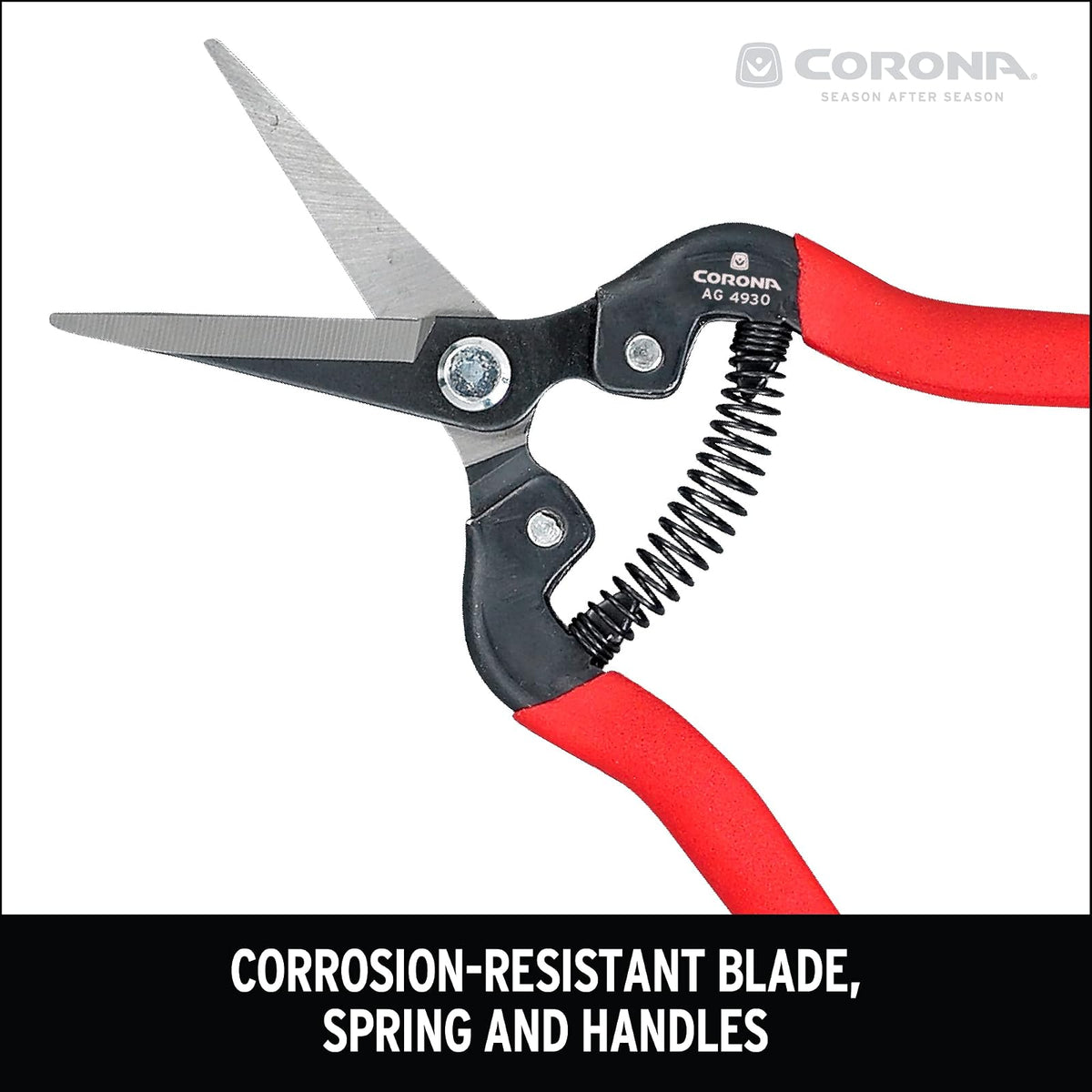 Corona AG 4930 Long Straight Snip, Tempered Steel