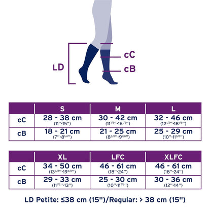 JOBST Ultrasheer Medias de compresión, Media 20-30mmHg, Rodilla, Talla M | Punta Cerrada, Color Miel, Compresión de Grado Médico
