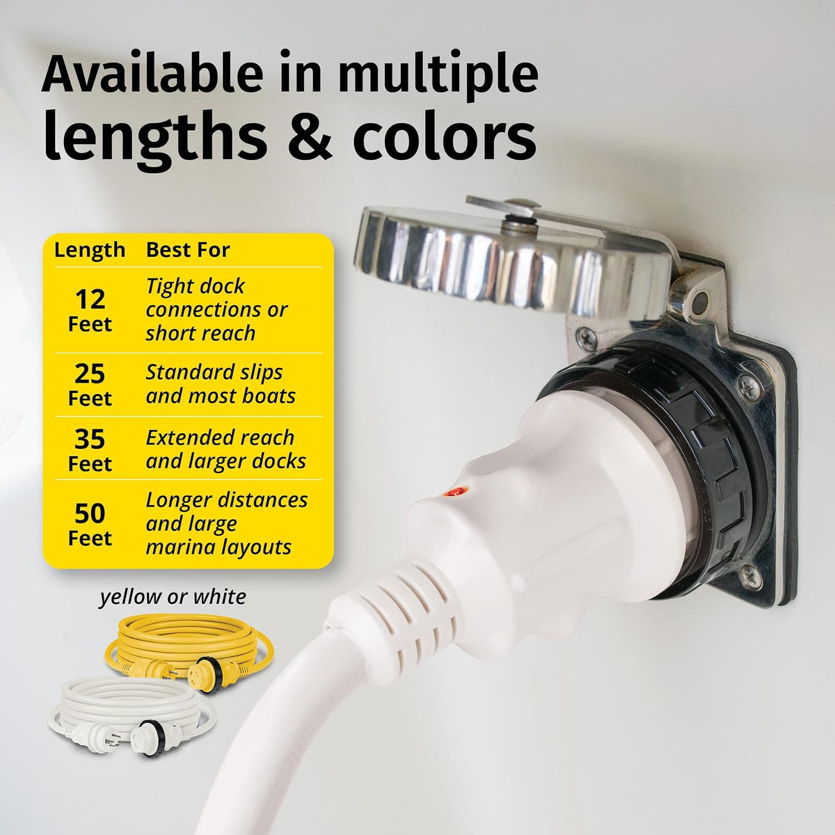 Marinco Eel ShorePower Cordsets