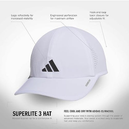 adidas Superlite Hat – Lightweight Athletic Running Cap for Workouts Gorra de béisbol Unisex Adulto