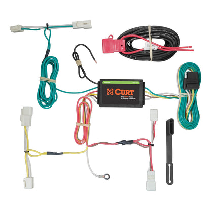 CURT Arnés de Cableado para Remolque de 4 Pines Compatible con Toyota Sienna, 56261