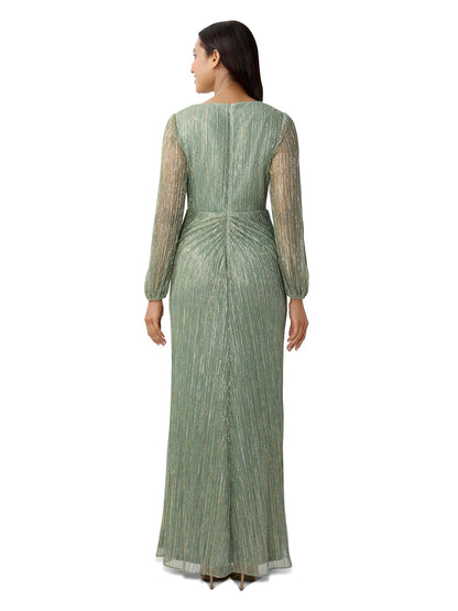 Adrianna Papell Vestido drapeado de Malla metálica Vestido para ocasión Especial para Mujer