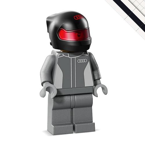 LEGO Speed Champions Auto de Carreras Audi Revolut F1 Team R26 – Set de Construcción para Niños a Partir de 10 Años – Carrocería Realista y 1 Minifigura de un Piloto – 77259
