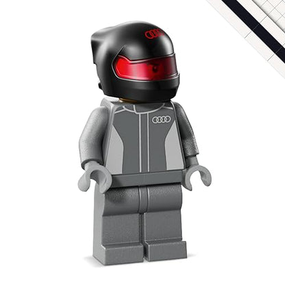LEGO Speed Champions Auto de Carreras Audi Revolut F1 Team R26 – Set de Construcción para Niños a Partir de 10 Años – Carrocería Realista y 1 Minifigura de un Piloto – 77259