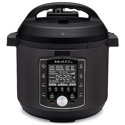 Instant Pot Pro olla de presión 10 en 1, olla de cocción lenta, olla de arroz/grano, vapor, salteado, Sous Vide, máquina de yogur, esterilizador y calentador, incluye aplicación con más de 800