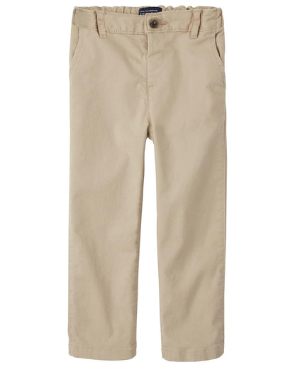 The Children's Place Pantalones Chinos Elásticos para Bebé y Niño - 4 Años - Arena Wash individual - 1