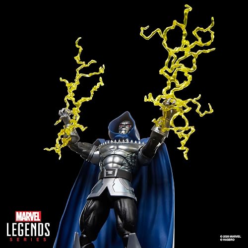 Marvel Legends Series, Marvel Super Heroes y Magic: The Gathering, Doctor Doom 2099, Figura de 15 cm con Carta Exclusiva Metalizada de colección