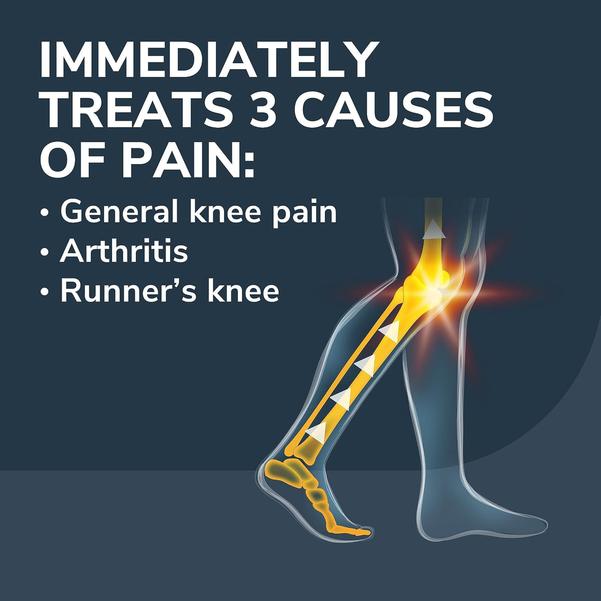 Dr. Scholl's Rodillera alivio del dolor // Alivio inmediato y todo el día del dolor de rodilla, incluyendo dolor de osteoartritis y rodilla corredor (para hombres 8-14, también disponible para mujeres 5.5-9)