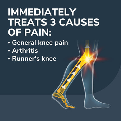 Dr. Scholl's Rodillera alivio del dolor // Alivio inmediato y todo el día del dolor de rodilla, incluyendo dolor de osteoartritis y rodilla corredor (para hombres 8-14, también disponible para mujeres 5.5-9)