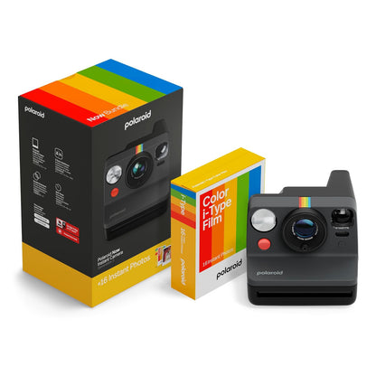 Polaroid Now Cámara Instantánea de 3ª Generación - Negro - - Cámara + película