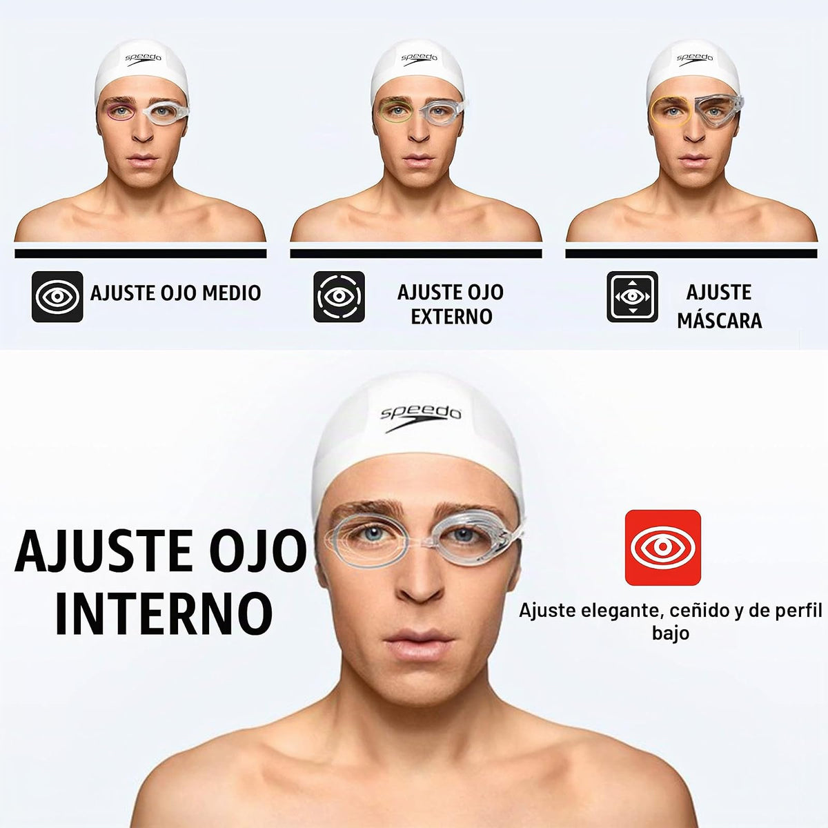 Speedo anteojos de natación Femeninas - Vanquisher 2.0 espejadas
