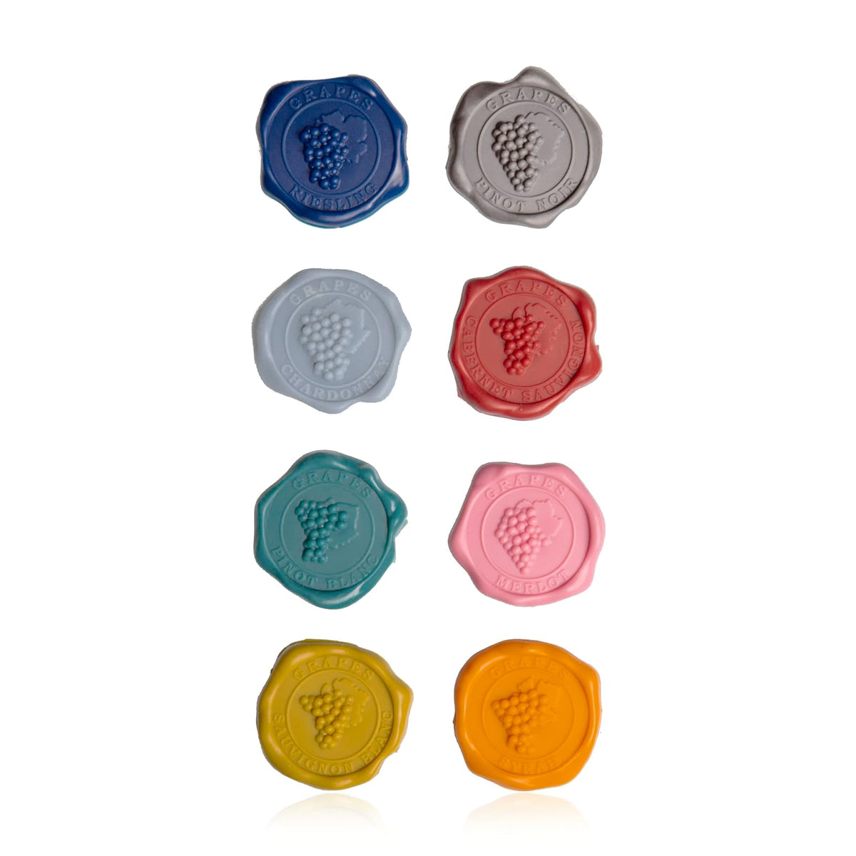 Vacu Vin Classic - Rotuladores para vaso de uva (8 unidades)