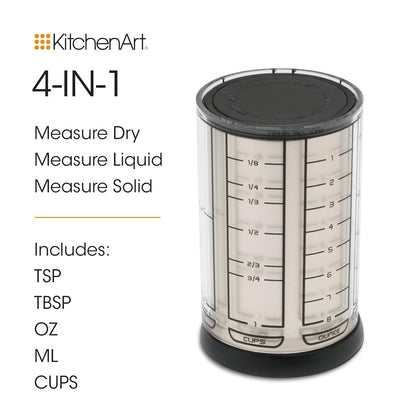 KitchenArt Pro 1 Taza Ajustables, Acabado Satinado, Color Champán