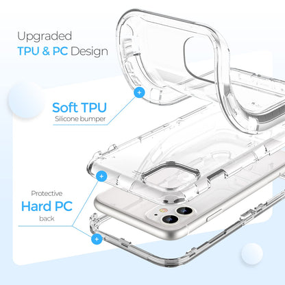 ORIbox - Funda Compatible con iPhone 13 Pro, Resistente a los Golpes, anticaídas, Transparente
