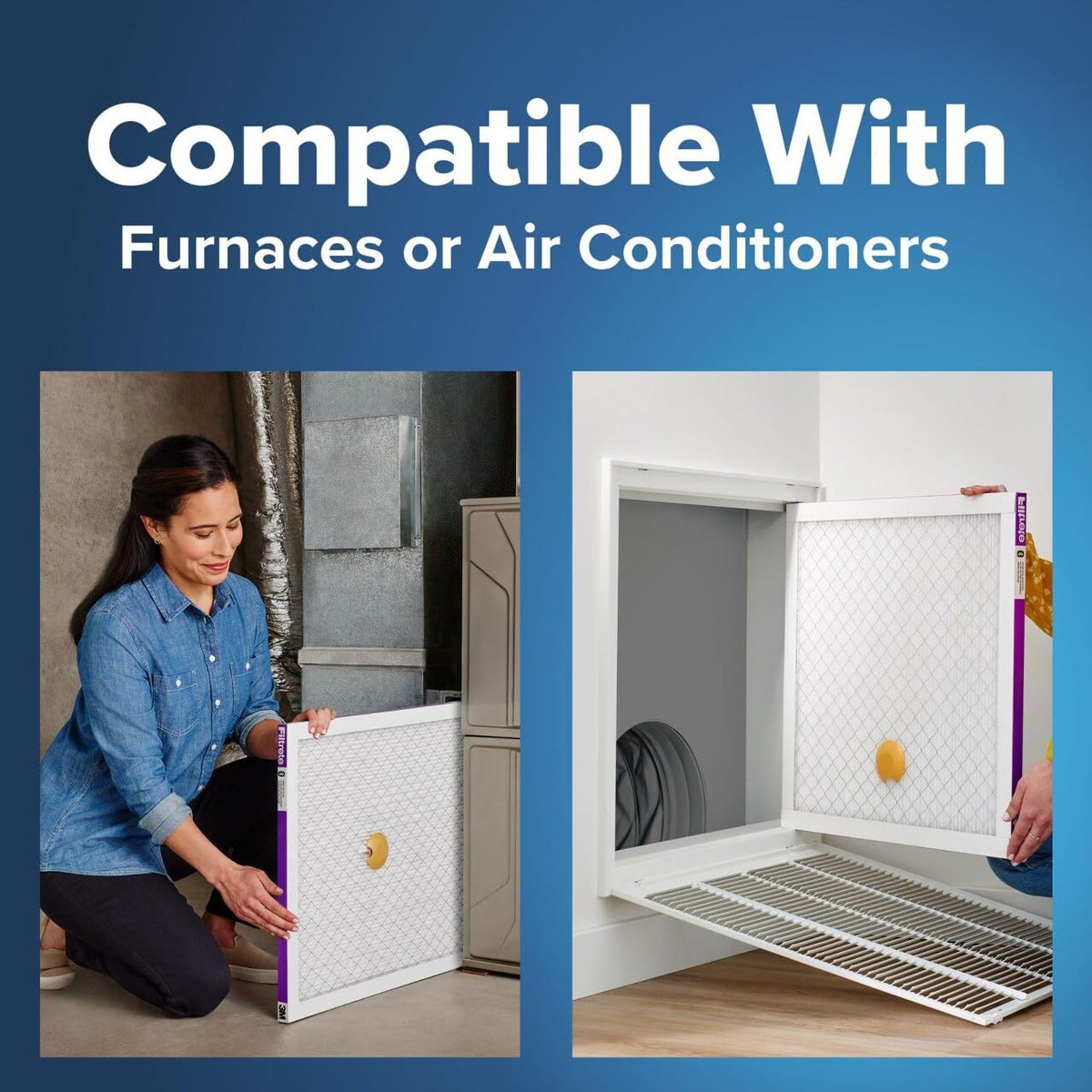 Filtrete Filtro de aire SMART para horno de CA de 14 x 20 x 1, MERV 12, MPR 1500, vida útil del filtro de pista con sensor habilitado para Bluetooth, certificado para asma y alergias, paquete de 2