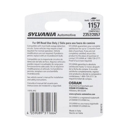 Sylvania 1157SL.BP2 Foco LED Blanco para Vehículo, Paquete de 2