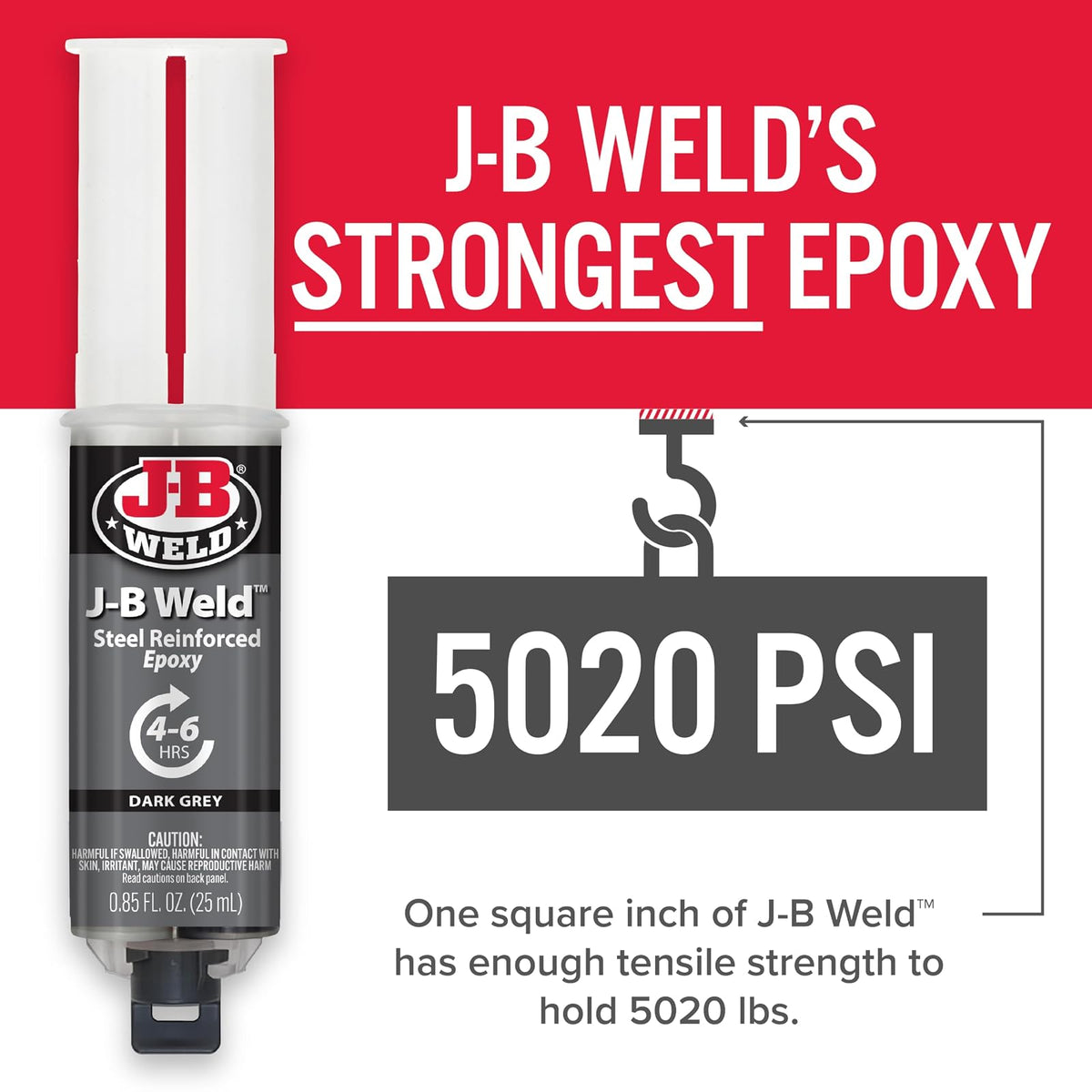 J-B Weld 50165 25ml Epoxy Syringe - Quantity 1