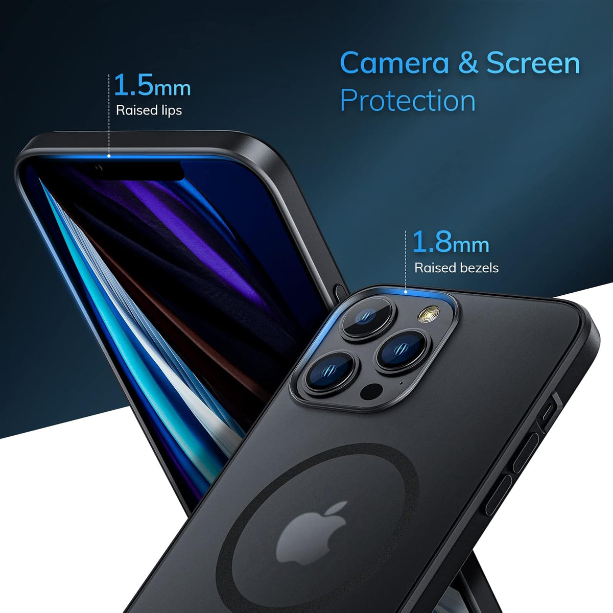 ORIbox - Carcasa Compatible con iPhone XS MAX, translúcida Mate con Bordes Suaves, Ligera