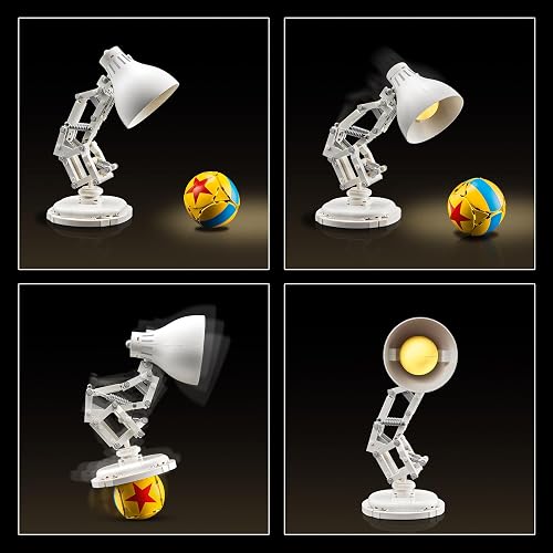 Lego Ideas | Disney Pixar Luxo Jr. Modelo de Exhibición Construible y Coleccionable para Adultos, Recuerdo Cinematográfico, Nostálgico Regalo para Hombres, Mujeres y Fans 21357