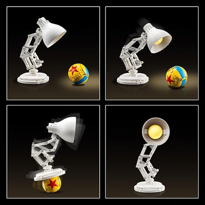 Lego Ideas | Disney Pixar Luxo Jr. Modelo de Exhibición Construible y Coleccionable para Adultos, Recuerdo Cinematográfico, Nostálgico Regalo para Hombres, Mujeres y Fans 21357