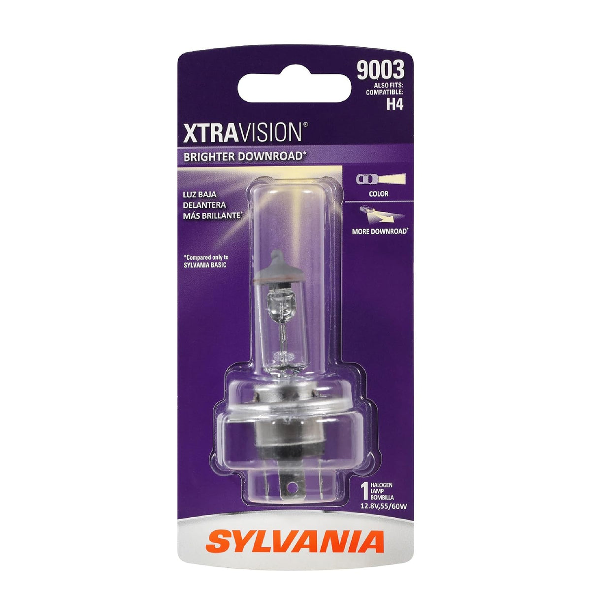 Sylvania Foco H4/9003 XtraVision 9003XV.BP