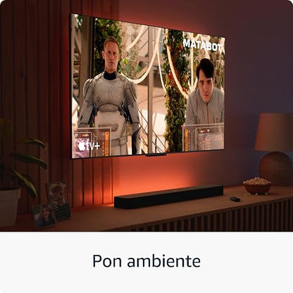 Barra de sonido Fire TV Plus (último modelo) con subwoofer incorporado, 3.1 canales, Dolby Atmos, diálogos nítidos