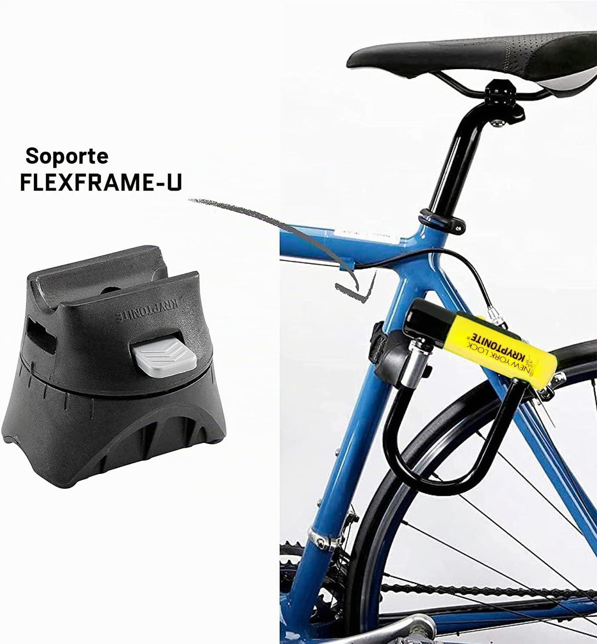 Kryptonite New-U New York Standard Heavy Duty Bicycle U Lock Bike Lock
