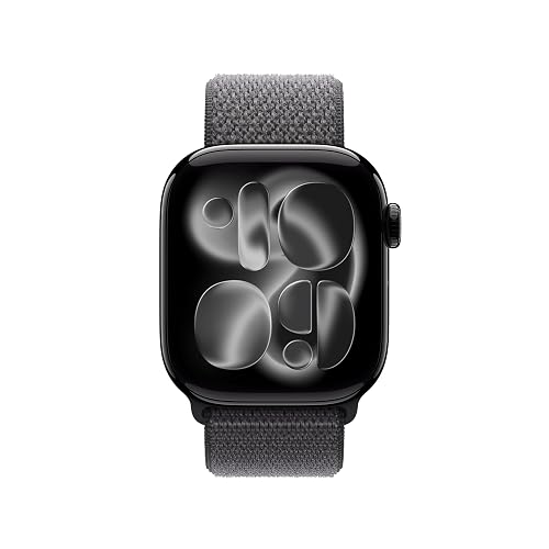 Apple Watch Band - Correa Loop Deportiva - 42 mm - Gris Oscuro - Unitalla (para Casi Cualquier muñeca)