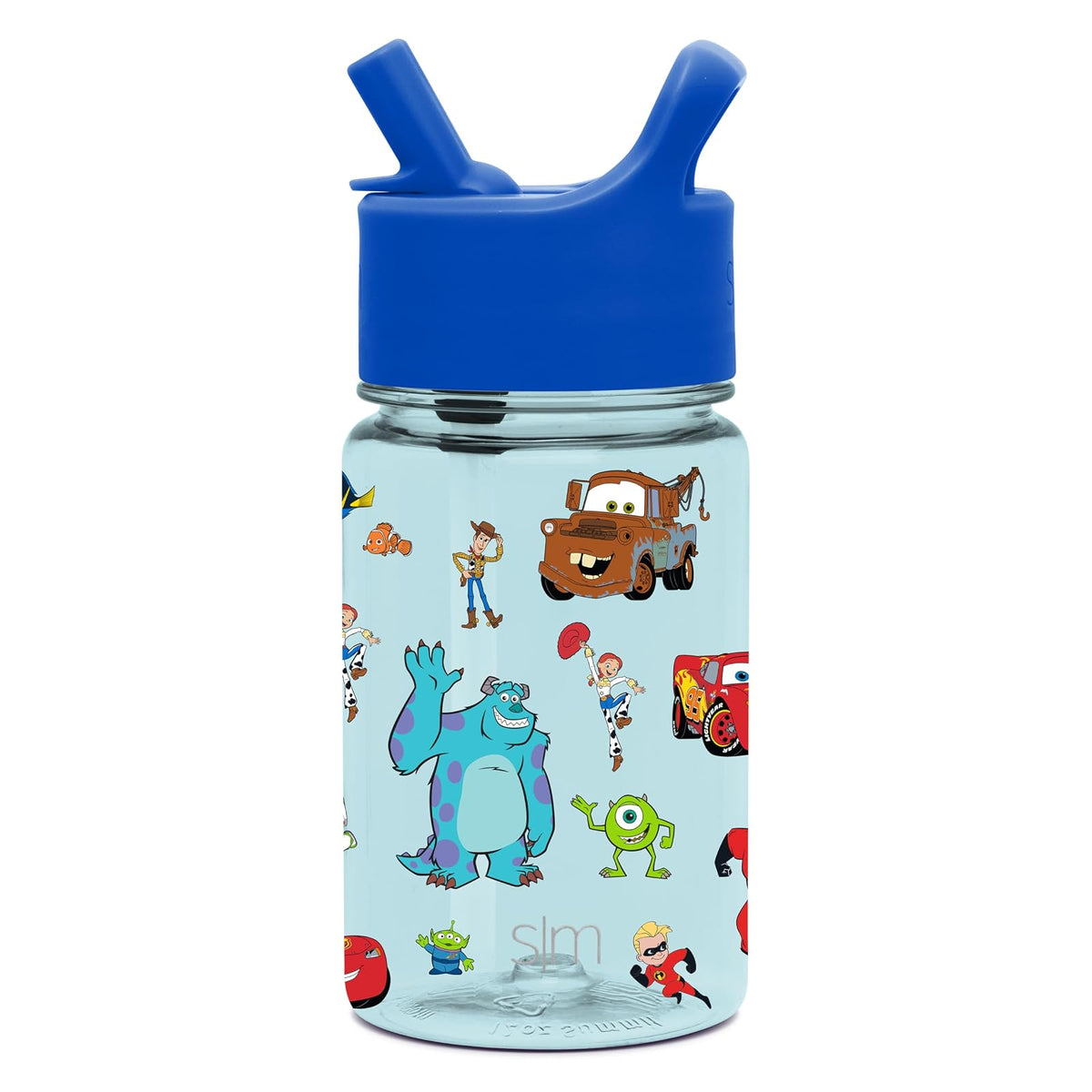 Simple Modern Summit Botella Tritan para Niños, 12 oz, Diseños con Licencia - -Disney-Pixar Pals - 12 onzas