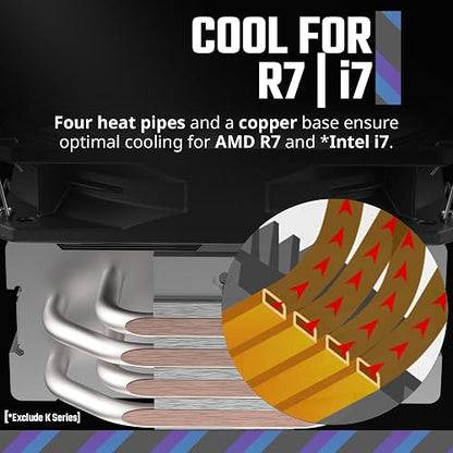 ENFRIAMIENTO DE AIRE COOLER MASTER RR-S4NA-17PA-R1HYPER 212SPECTRUMV3